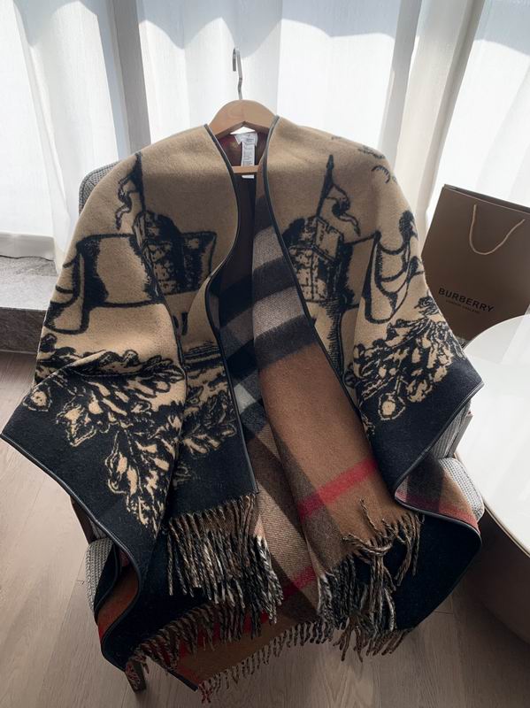 Burberry cloak 140X140cm 95%羊绒5%羊毛 E102208